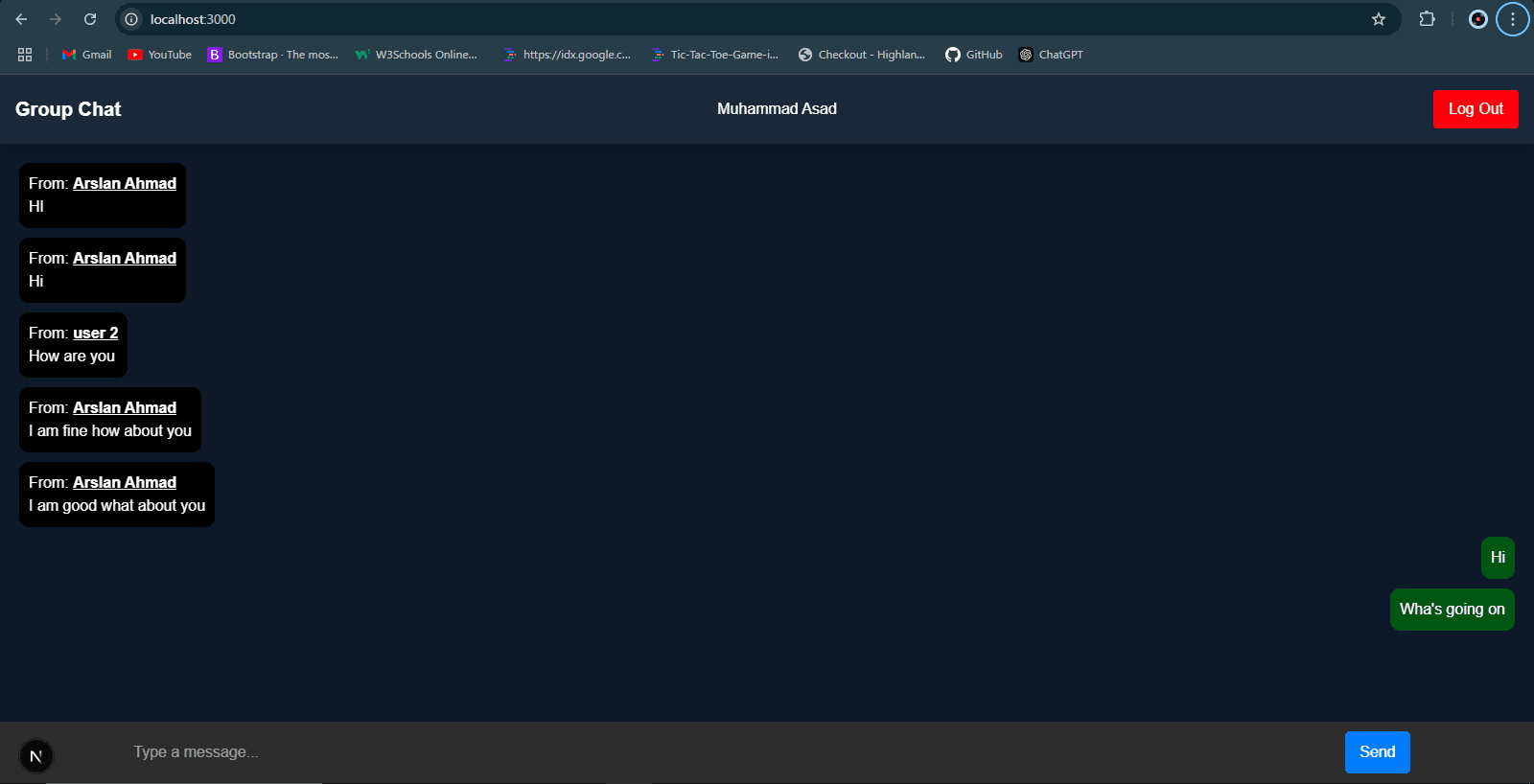 Real-time Chat Application